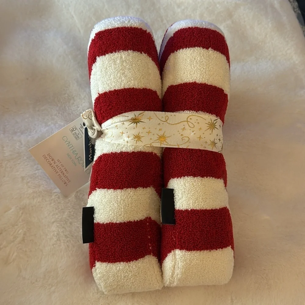 Cynthia Rowley Candy Cane 2Pack Pillows